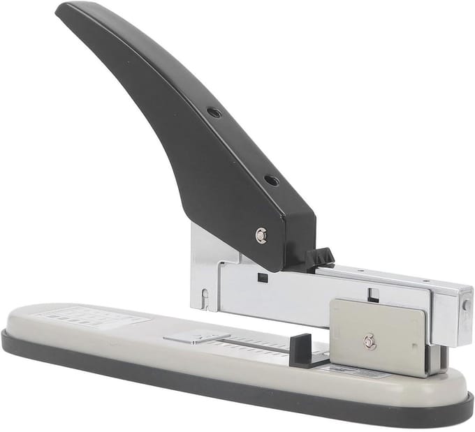 Ergonomische Nietmachine - Kantoormachine Bureau - Papier Verwerken - Grote Capaciteit - 100 Vel - Zwart