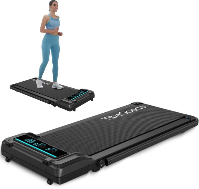 Tibagoods loopband - Loopband inklapbaar - 1-6.5 km/h - Wandelband - Met extra olie - Tot 130kg