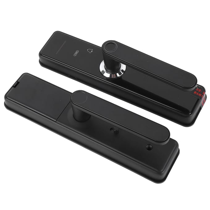 Vingerafdruk Deurslot Snelle Reactie Touchscreen Slim Universeel Sleutelloos Toegang Deur zwart
