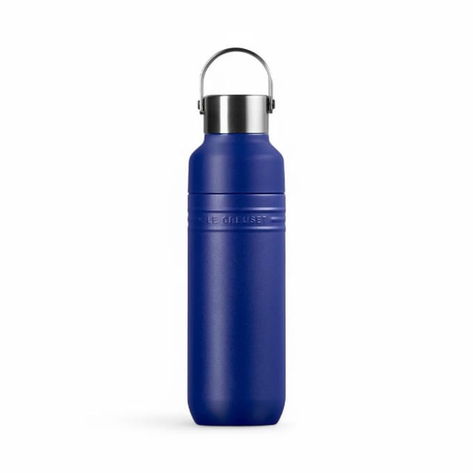 Le Creuset Drinkfles Dubbelwandig On The Go 0,5 Liter Azure