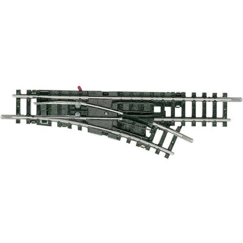 N Minitrix rails T14953 Wissel, Rechts 194.6 mm 24 ° 194.6 mm 1 stuk(s)