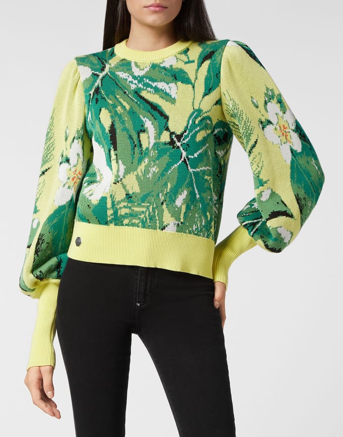 Pullover Ronde Hals Hawaii