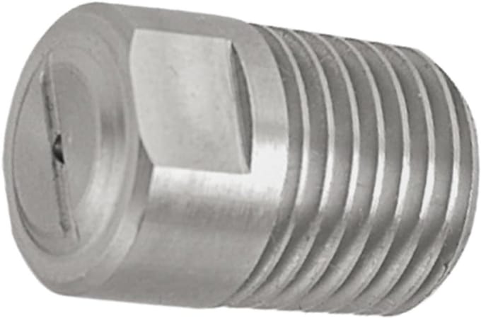 Sproeilans Hogedrukreiniger - Reinigingslans Accessoire - Effectief Reinigen - Dubbele Schroefdraad - 25 Graden - Zilver
