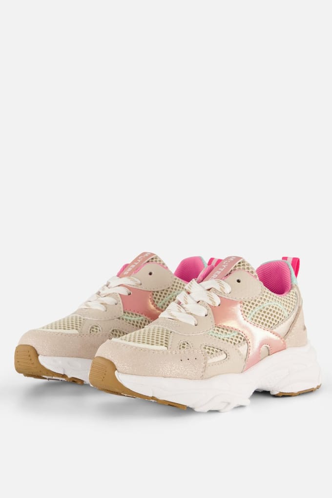 Muyters Sneakers Combi roze Suede - Maat 32 - Kinderschoenen