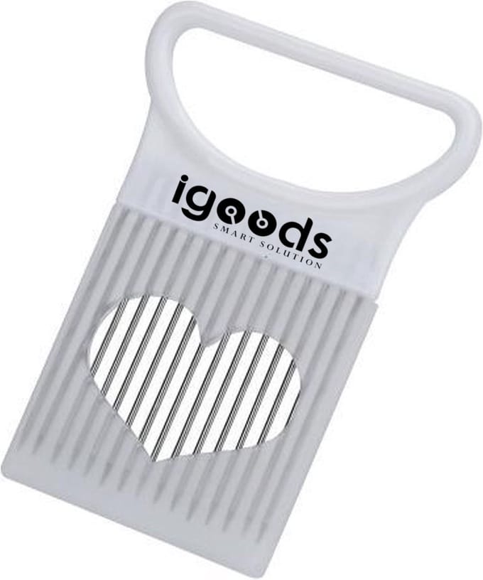 IGOODS - RVS Uiensnijder - Groentesnijder - Vlees Klem - Grijs