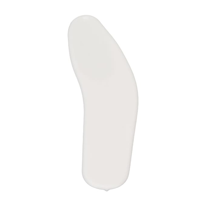 50 stuks Mini Cosmetische Crème Spatel Gebogen Vorm Herbruikbare Oogcrème Applicator voor Nagellijm Wit white