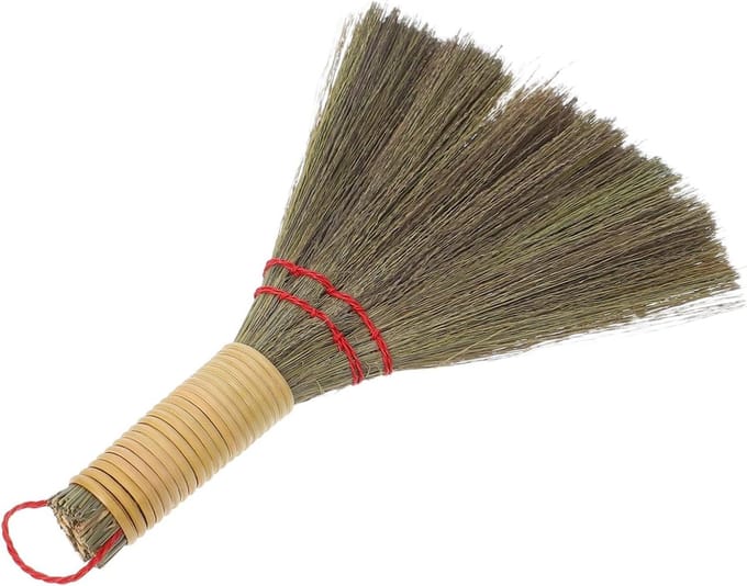 Kleine Stoffer - Handbezem Stoffer - Snel Opruimen - Handgeweven - 20 cm - Multicolour