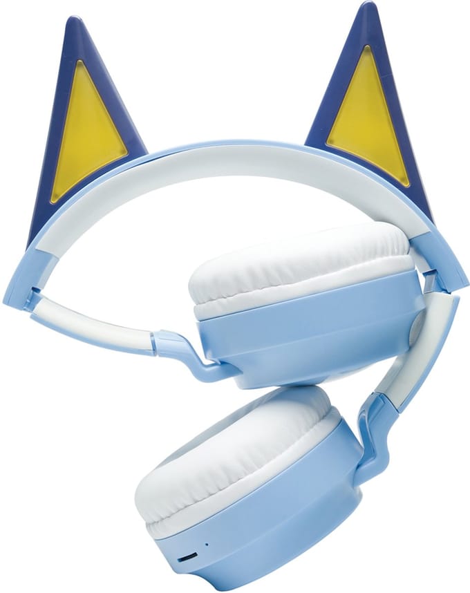 3D Bluey design Bluetooth® en Bedrade Opvouwbare Koptelefoon met veilige volumebeperking