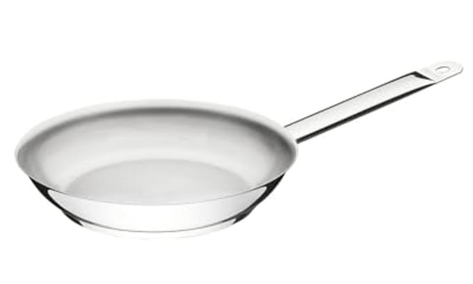 Stainless Steel Frying Pan Ø 30 cm - Dishwasher Safe & Induction Compatible