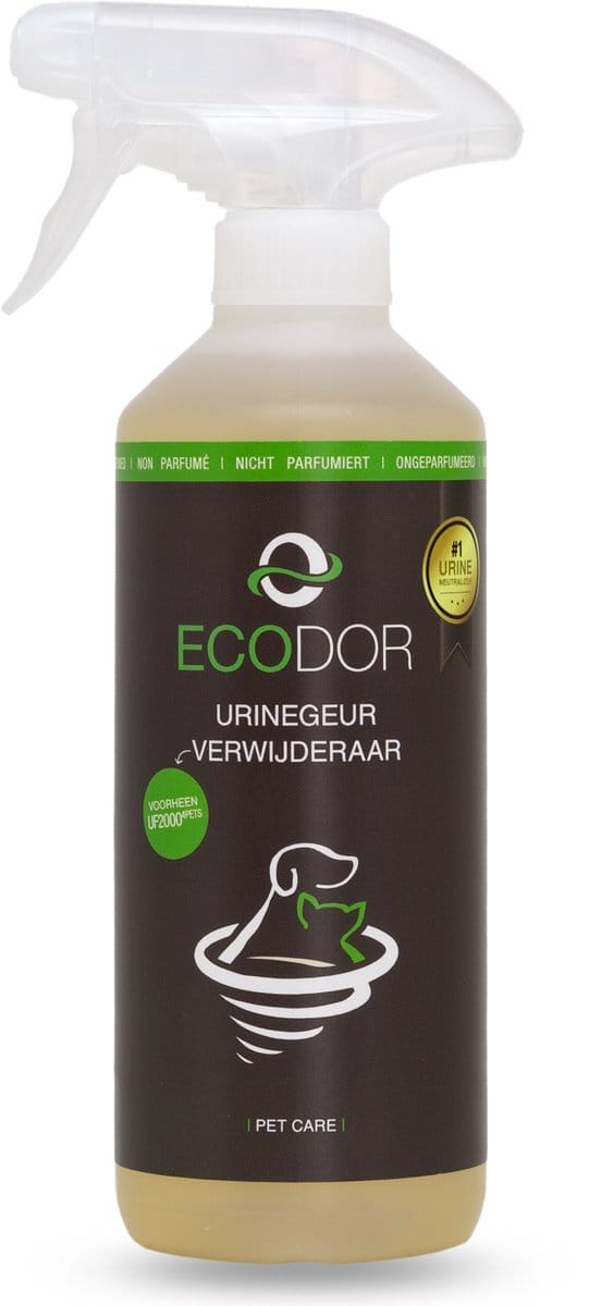 Ecodor UF2000 4Pets - 500ml - Urine geurverwijderaar Kat