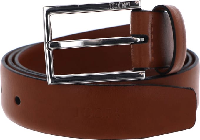 JOOP! Leren Riem Coll. Belt 3,0 CM W85 Cognac Bruine