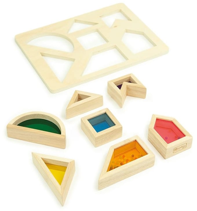 Andreu Toys puzzel - Transparante educatieve puzzel karton.