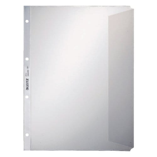 Leitz Premium Showtas met Klep - A4 - 30% Pre-consumer Gerecycled Plastic - 13 mm - 50 stuks - Transparant