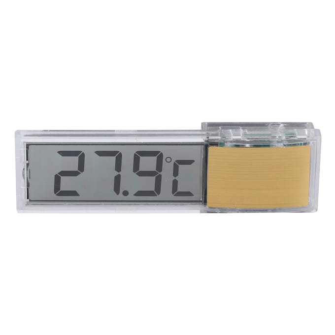 Kristal Aquarium Elektronische Thermometer 3D LCD Vis Tank Temperatuurmeter Sensor gray