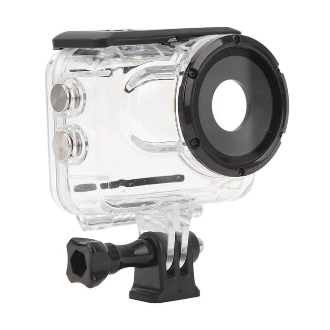 Actiecamera Waterdichte Behuizing 197ft Dieptebescherming Camera Duikhoes met Anti-condens Inzetstuk black