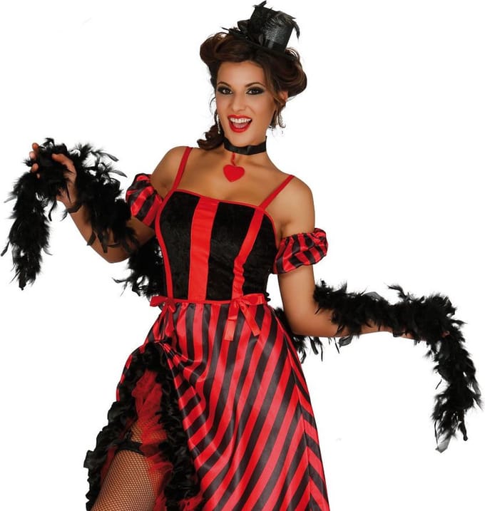 Zwarte verkleed veren boa 180 cm 40 grams - Carnaval accessoires
