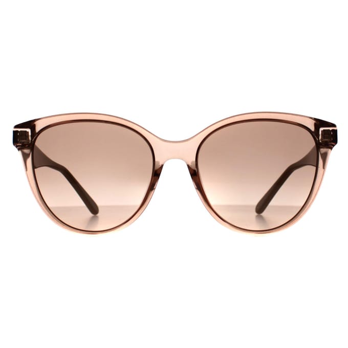 Salvatore Ferragamo Cat Eye Womens Crystal Sand Rose Grey SF1073S