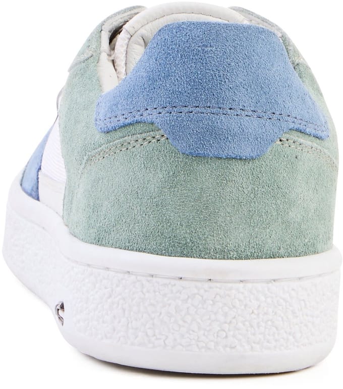 camel active Low sneaker met leermix - Maat womenswear-38 - Wit