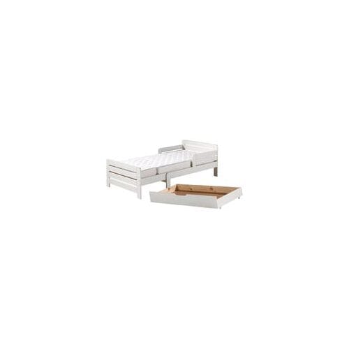 Jaxx doorgroeibed Jumper met lade en matras White unisex