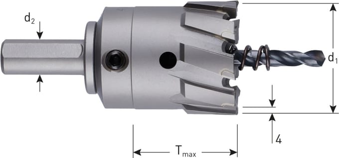 Rotec HM gatfrees 'Heavy Duty', Tmax:30, ø51,0