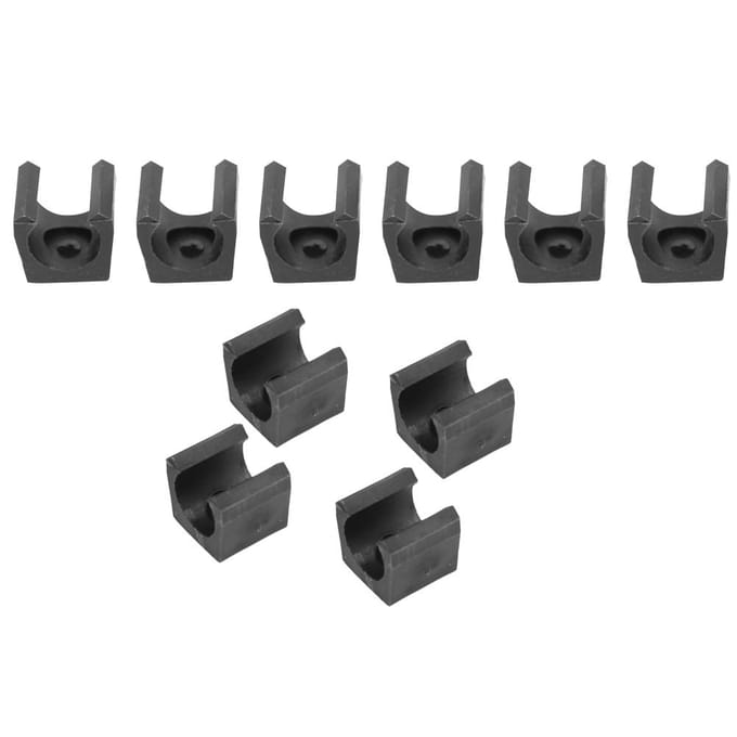 10 stuks Plastic Biljart Pool Enkele Houder Mini Stang Organizer Houder Accessoire (Midden) black