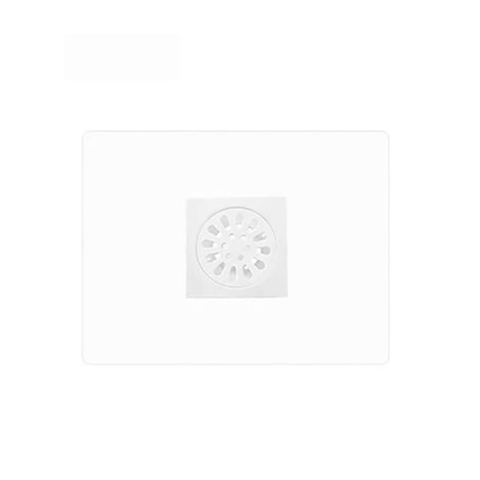 Afvoerputje Deksel Siliconen Vloerafvoer Ontgeurende Mat Toilet Vloerafvoer Pad Badkamer Anti Geur Riolering Ontgeurder Vloerafvoer Deksel wit