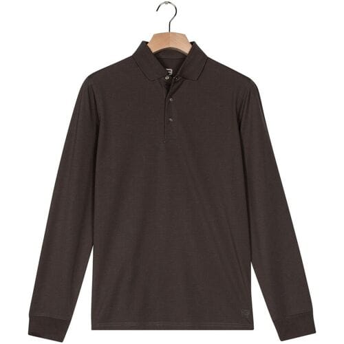 Giordano Polo Landro Uni Color Supima Liquid Cotton Soft Grey / male