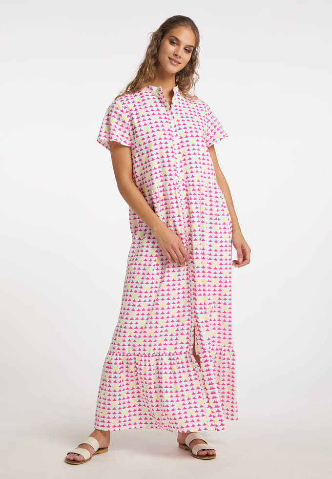 IZIA Maxi Dress met Allover Print gaya