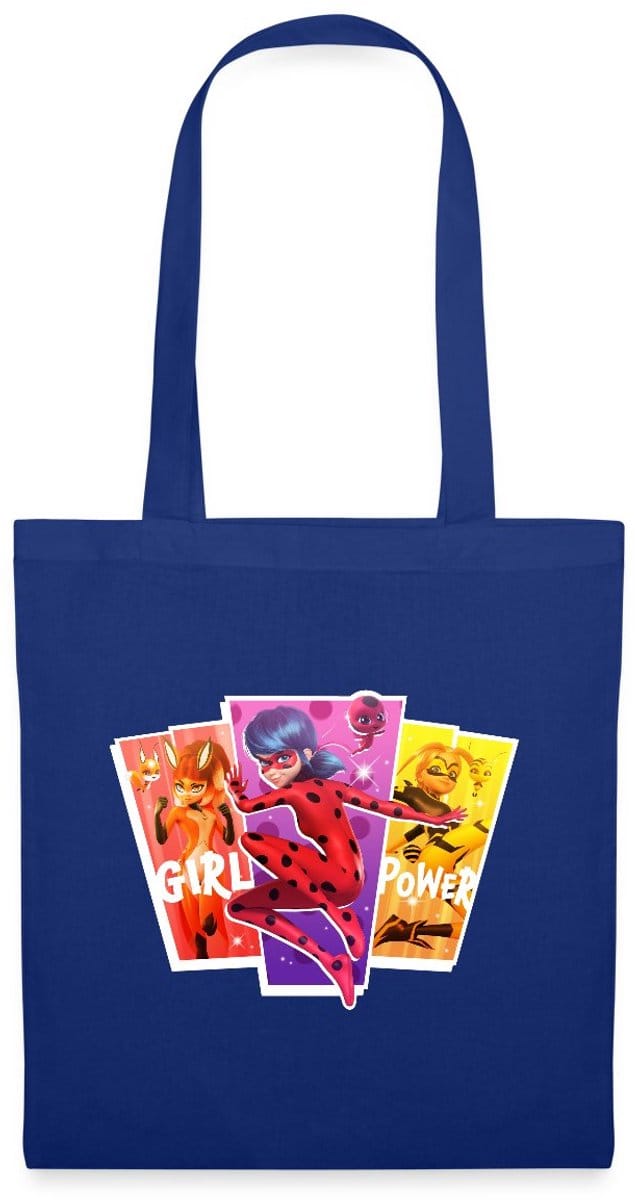 Miraculous Girl Power Ladybug Superheld Tas Van Stof Schoudertas