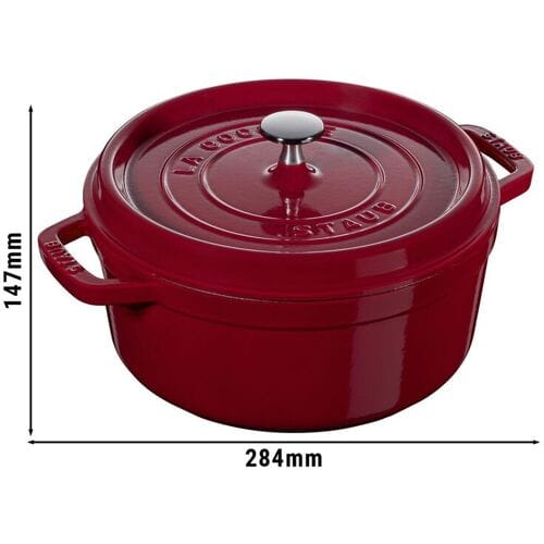 STAUB LA COCOTTE - Kookpot - Ø 220mm - Gietijzer - Bordeaux