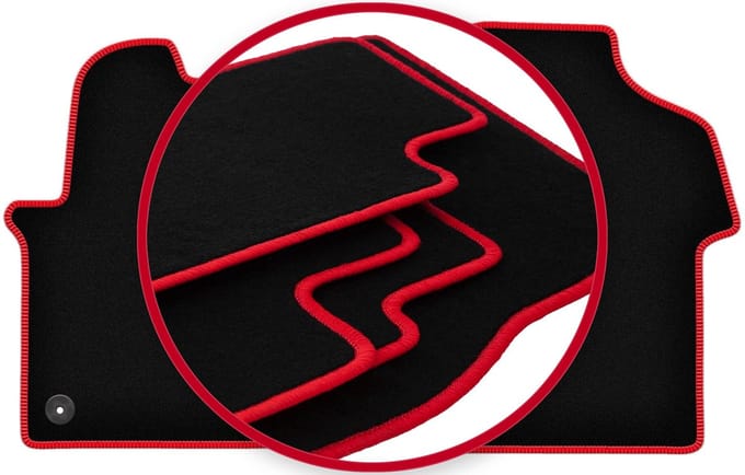 CARLUX-RED automatten voor: Citroen Jumpy III bestelbus (2018-)
