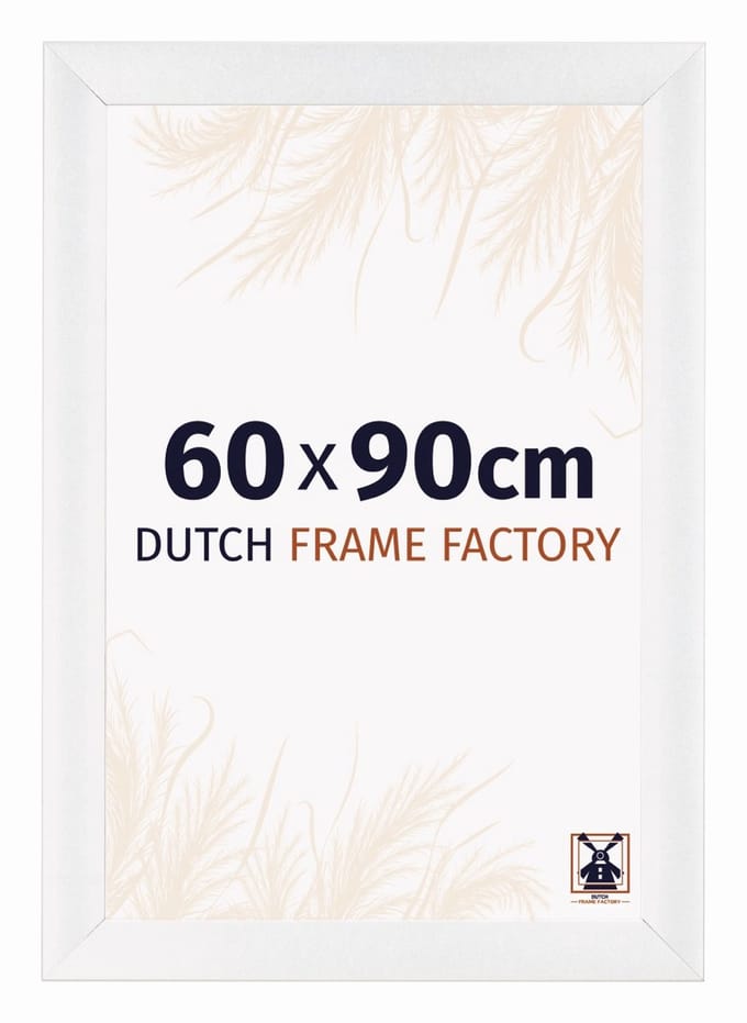 Fotolijst 60x90 cm - MDF - Wit Hoogglans - Praag