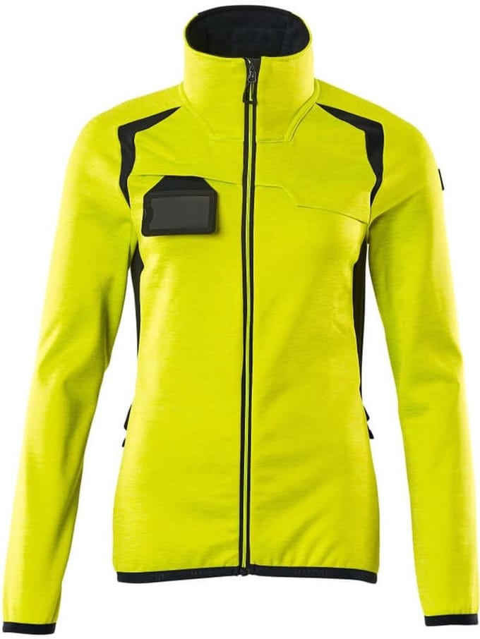Mascot Accelerate Safe Fleecetrui met rits 19453-316 - hi-vis geel/donkermarine - M