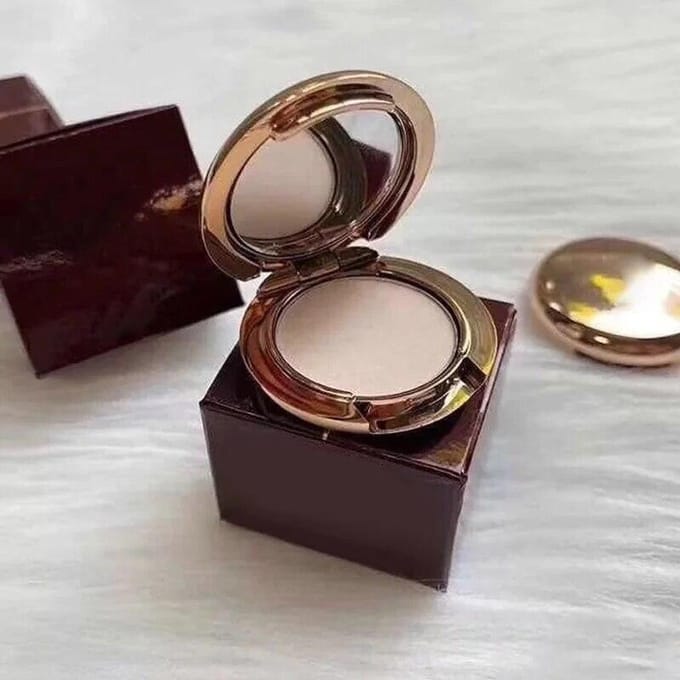 Mini Powder Setting Powder Sample Blijvende Oil Control Waterproof Foundation Natuurlijk fleurt de huidskleur op Mini Powder Makeup 01 gray
