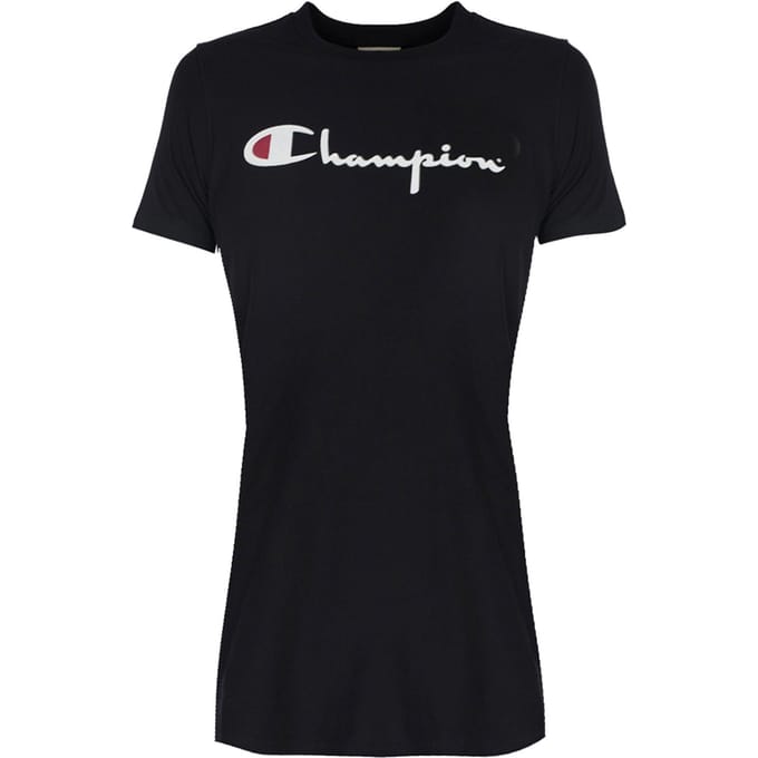 Champion T-Shirt Long Top Vrouw zwart