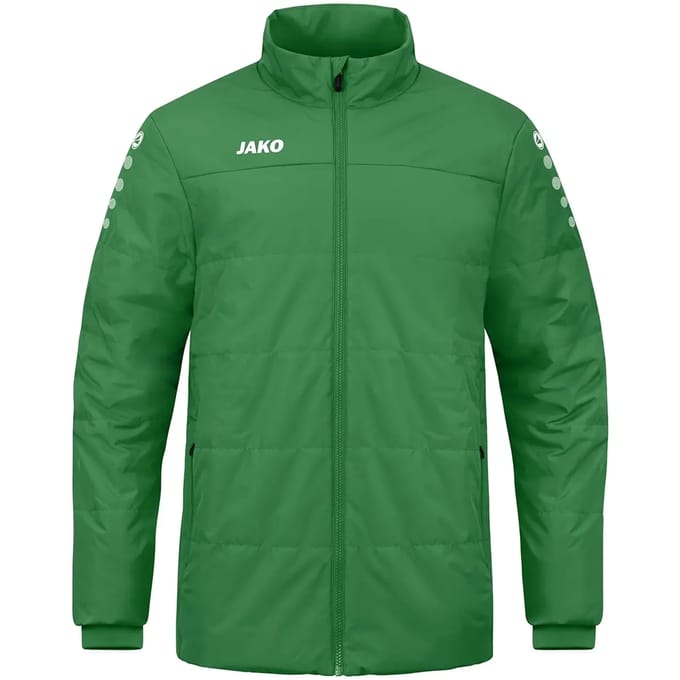Jako Team Coachvest Kinderen - Sportgroen | Maat: 152