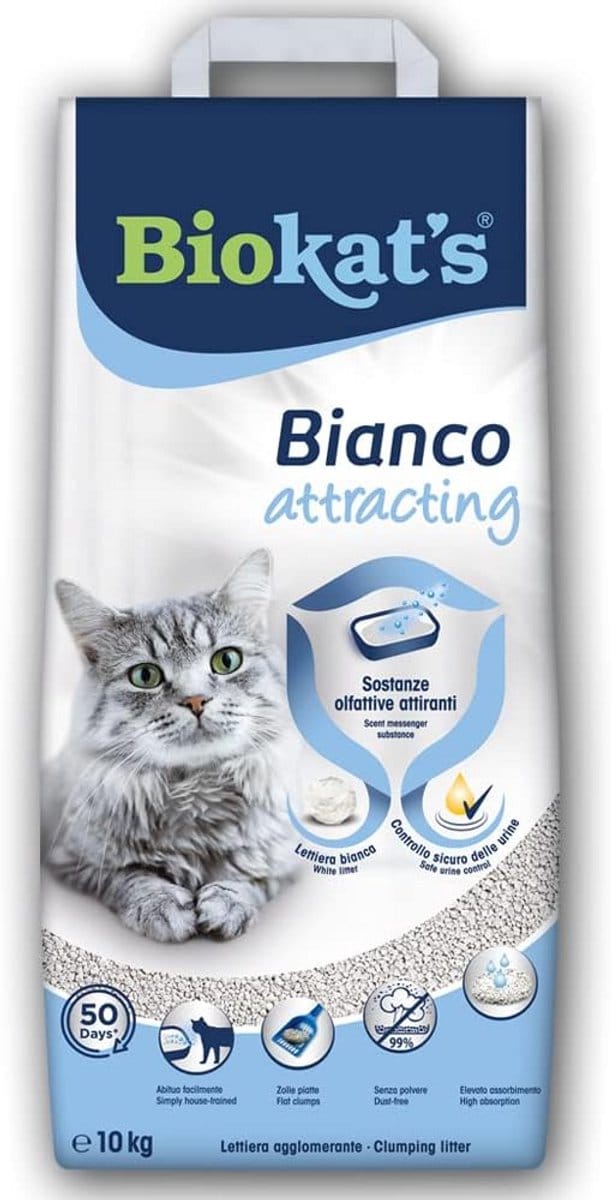 Kattenbakvulling Wit Bindzand - Sterk Absorberend en Geurvrij