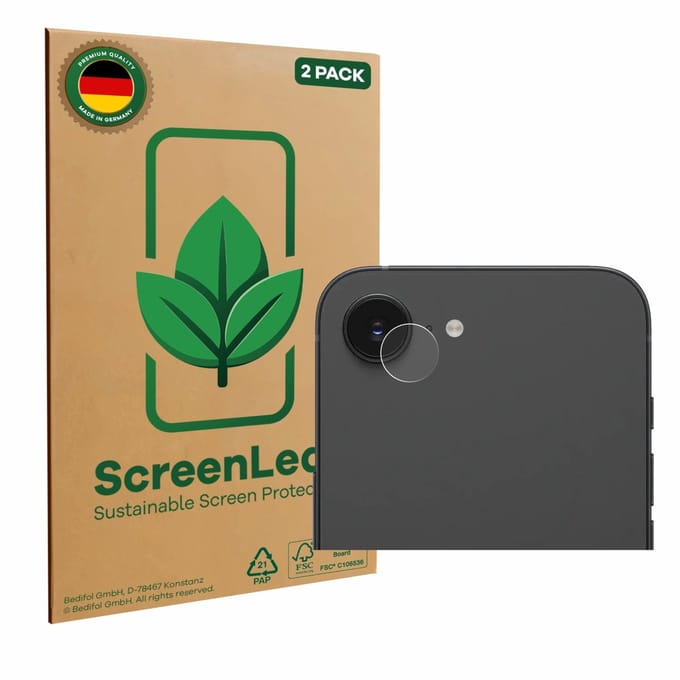 2 Stuks Screenprotector voor Apple iPhone 16e / 17e - Hoogwaardige Beschermfolie transparant