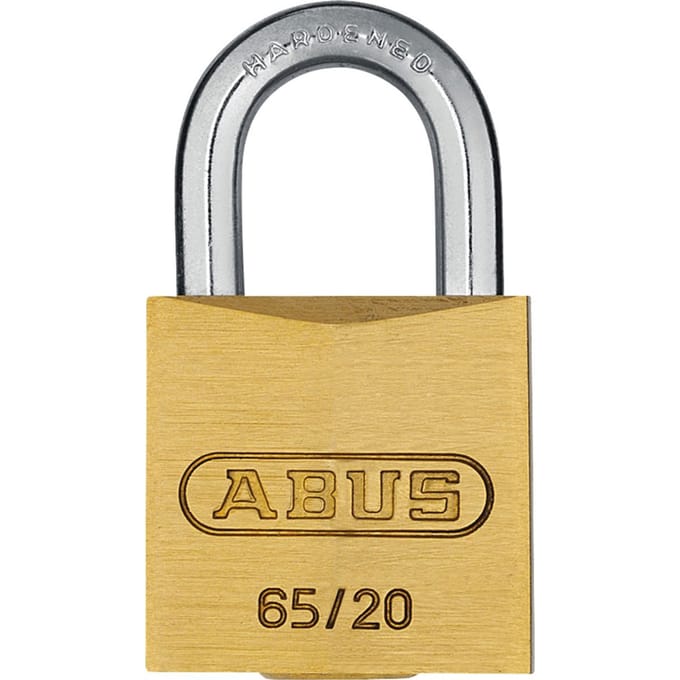 Hangslot - Messing ongelakt - Messing - Abus - Abus 20 mm
