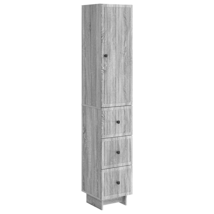 vidaXL - Kast - Set - 2 - st - Bewerkt - hout