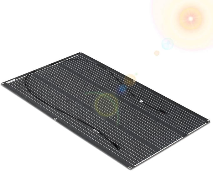 Flexibel 100W Zonnepaneel ETFE Lichtgewicht voor Dak, Boot en Balkon