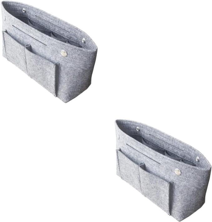 Cosmetische Tas - Toilettas Organizer - Reizen Opbergen - Compact Lichtgewicht - 24 cm - Grijs