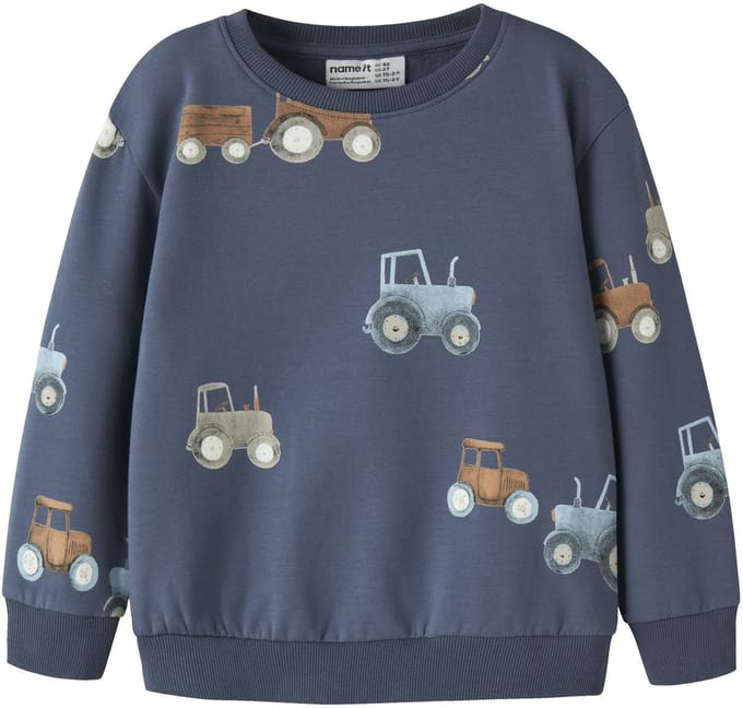 NAME IT - NMMFOTRACTOR LS NREG SWEAT BRU - Jongens - Sweaters