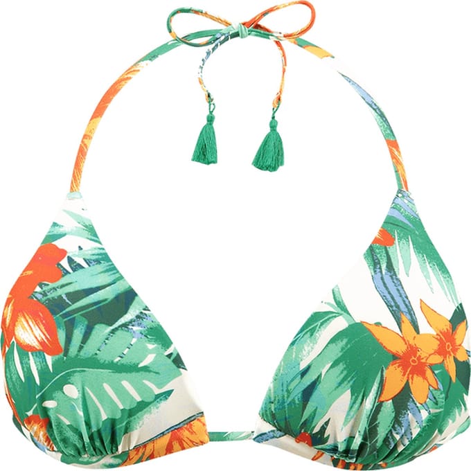Barts Ruruthu Triangle green Dames Bikinitopje - Maat 38