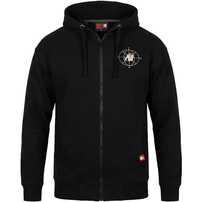 Hooded sweatshirt met rits Gorilla Wear Scofield