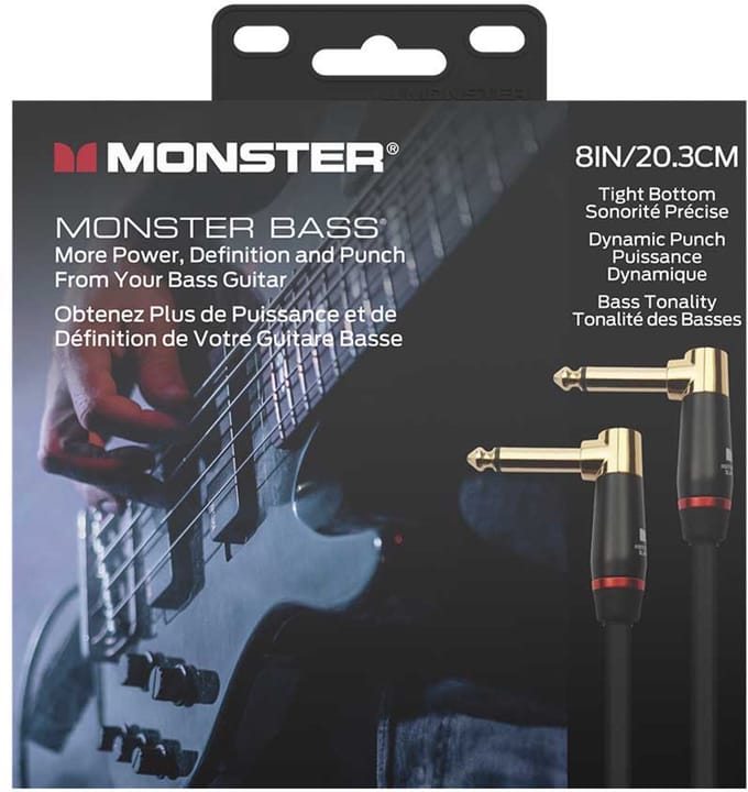 Monster Cable Bass Basgitaar Patchkabel 20cm 600544