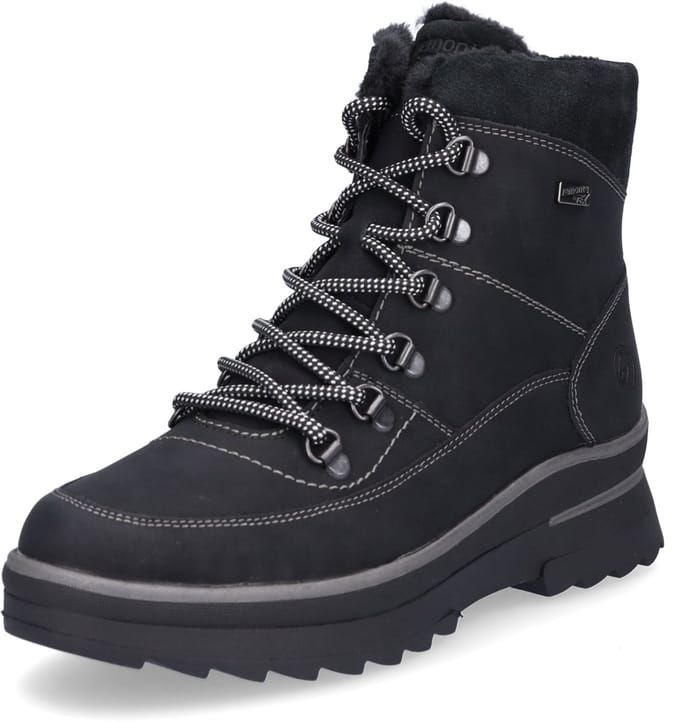Remonte dames veterboot zwart