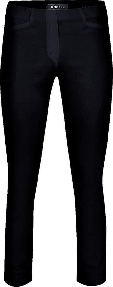Robell Comfort 7/8 Stretch Broek - Rose 09 - Zwart - EU48