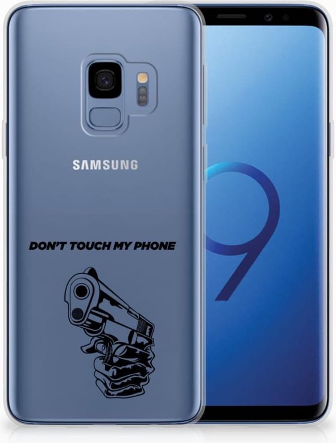 Samsung Galaxy S9 Silicone-hoesje Gun Don't Touch My Phone