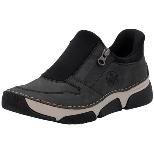 Rieker dames slip-on schoenen grijs